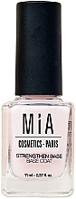 Парфумерія, косметика Зміцнювальне базове покриття для нігтів - Mia Cosmetics Paris Strengthen Base Coat