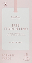 Парфумерія, косметика Набір - Mr&Mrs Fragrance Tags Mr. Drawers Set № 80 Iris Fiorentino (3 x tags)