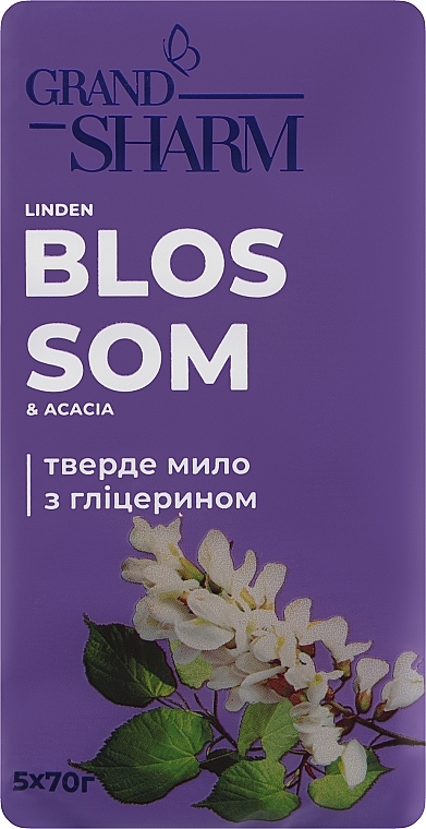 Мило туалетне "Липовий цвіт і акація" - Миловарні традиції Grand Шарм — фото N1