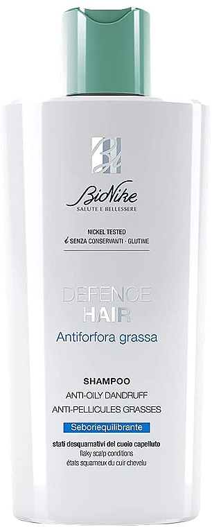 Шампунь проти лупи для жирного волосся - BioNike Defence Hair Anti-Oily Dandruff Shampoo — фото N1