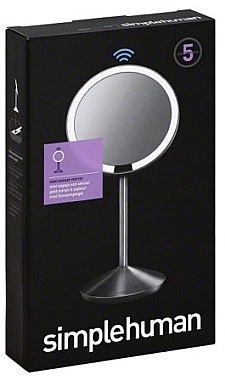 Дзеркало компактне сенсорне кругле, 12 см - Simplehuman Sensor Mirror Compact — фото N2