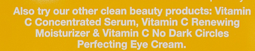 Ніжна освітлювальна щоденна паста 2в1 з вітаміном С - Derma E Vitamin C Gentle Daily Cleansing Paste (пробник) — фото N2