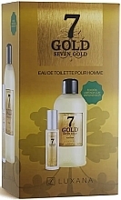 Духи, Парфюмерия, косметика Luxana Seven Gold - Набор (edt/1000ml + edt/30ml)