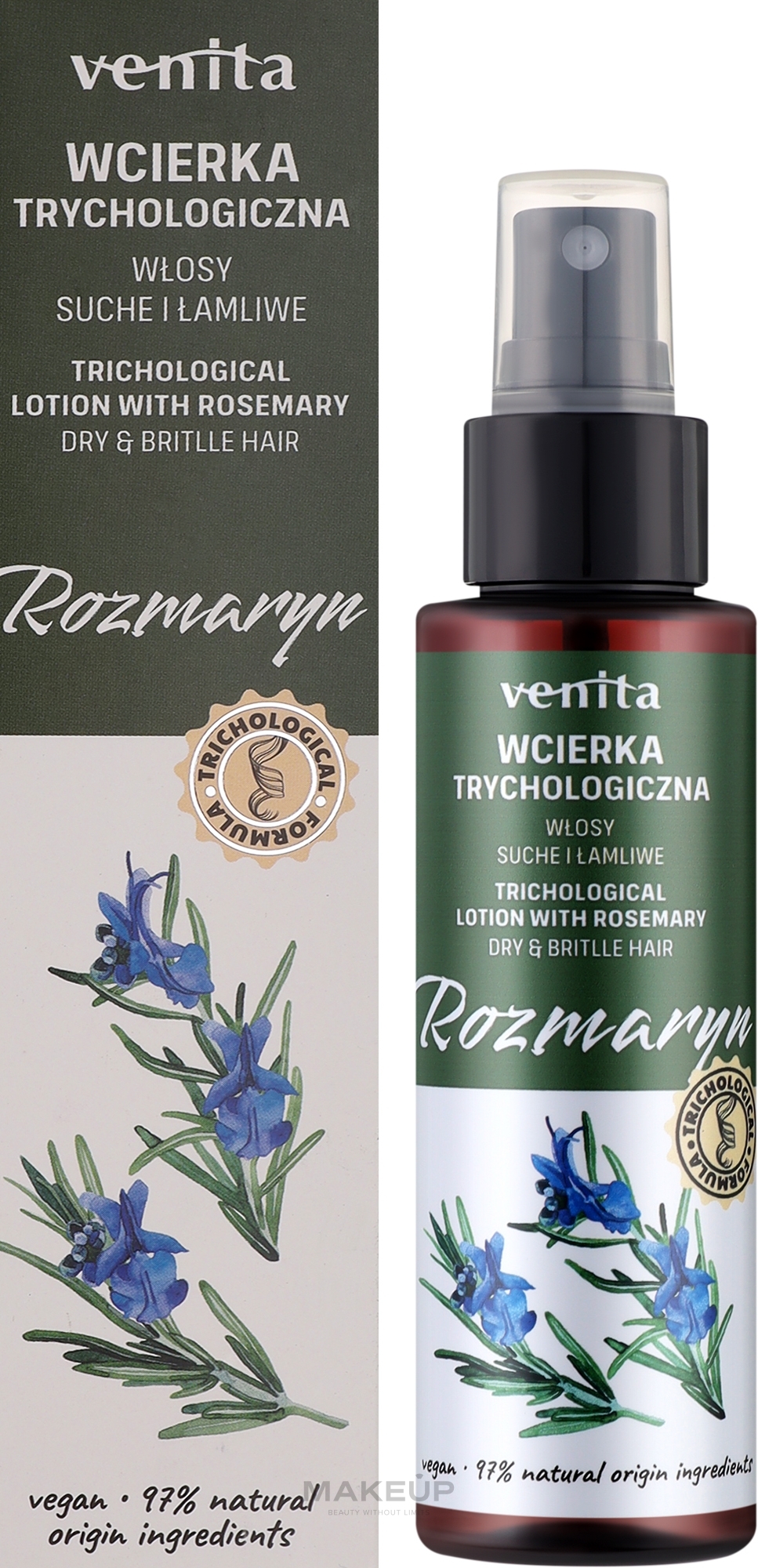 Трихологічний кондиціонер для сухого та ламкого волосся - Venita Conditioner With Rosemary — фото 100ml