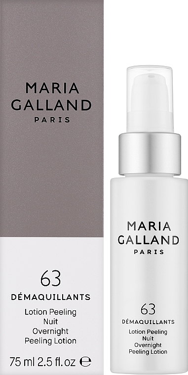 Нічний пілінг-лосьйон для обличчя - Maria Galland Paris 63 Overnight Peeling Lotion — фото N2