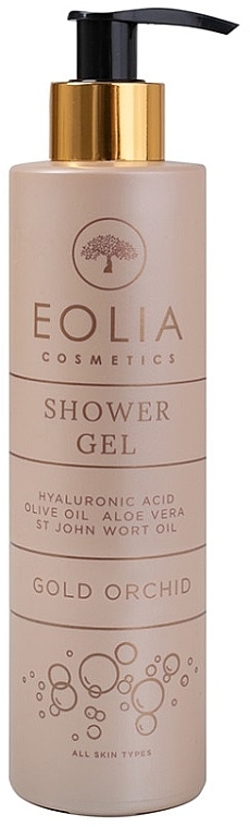 Гель для душа "Золотая орхидея" - Eolia Shower Gel Gold Orchid — фото N1