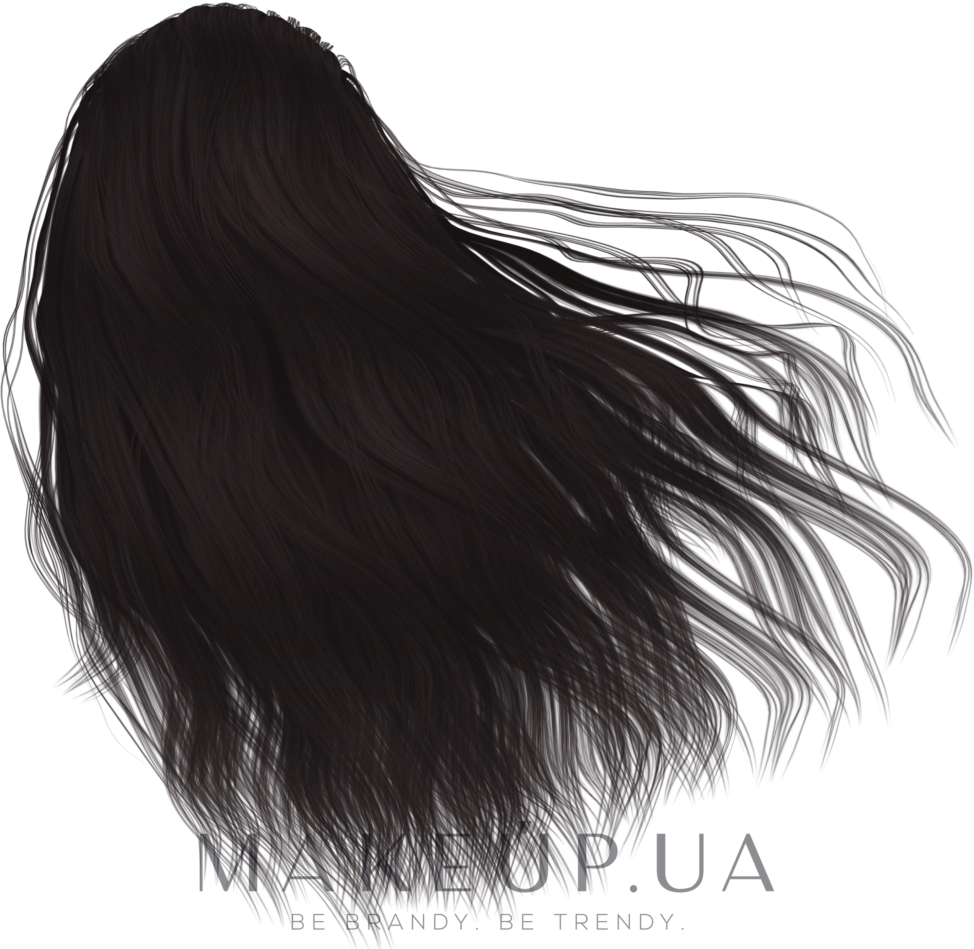 Крем-краска для волос с кератином и керамидами - Maxima Hair Color — фото 3 - темно-каштановый
