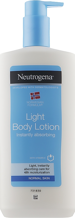 Лосьйон для тіла "Глибоке зволоження" для нормальної шкіри - Neutrogena Norwegian Formula Light Body Lotion — фото N1