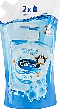 Духи, Парфюмерия, косметика Жидкое мыло антибактериальное - Carex Splesh Delfini Pingwin Mix Hand Wash (Refill)