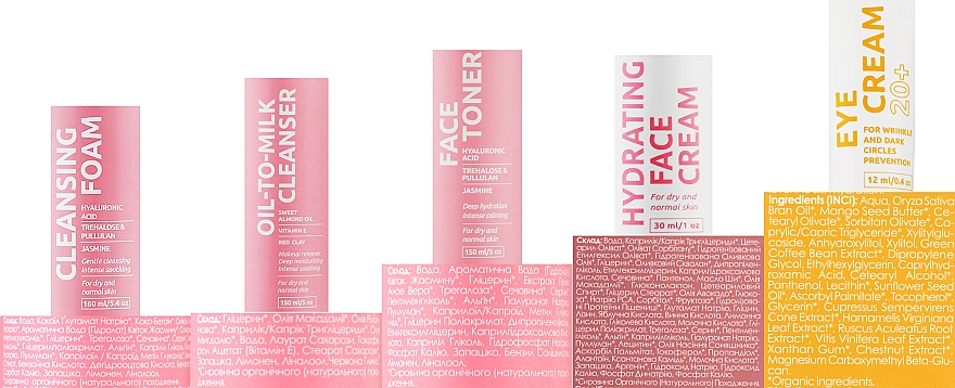 Набор "Комплексный уход за молодой сухой и нормальной кожей", 5 продуктов - Marie Fresh Cosmetics Foam Cleanser — фото N9
