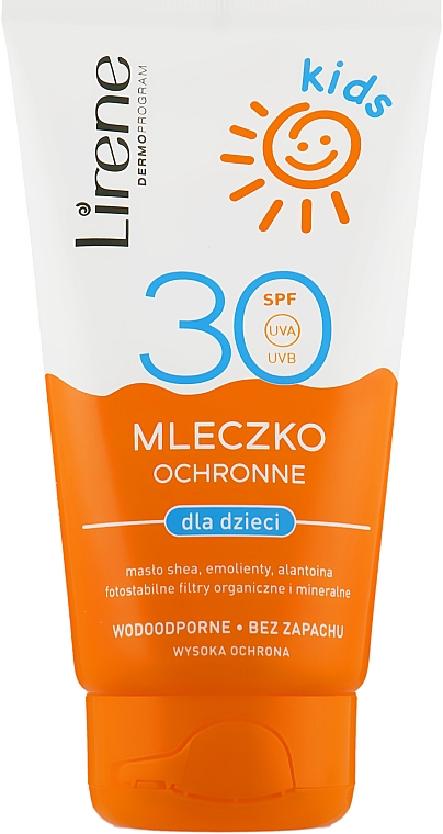 Защитное молочко для загара - Lirene Kids Sun Protection Milk SPF 30
