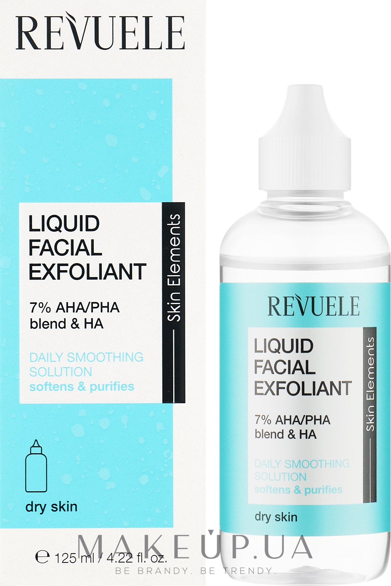 Жидкий эксфолиант для лица - Revuele Liquid Facial Exfoliant 7% Aha/Pha Blend & Ha — фото 125ml