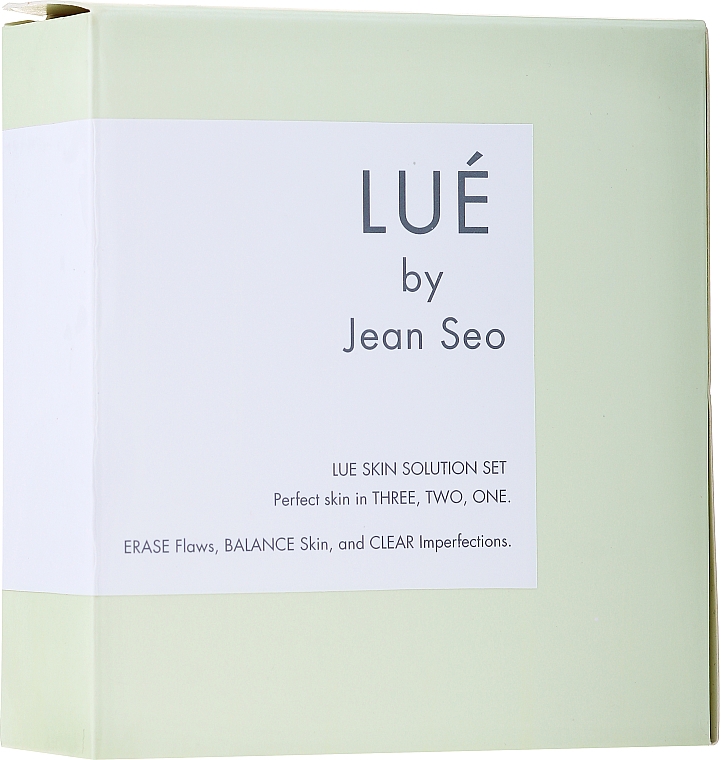 Набір засобів для догляду за шкірою - Evolue LUE by Jean Seo Skin Solution Set (pudr/56g + ser/30ml + ser/7.5ml) — фото N1