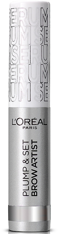 Сыворотка для бровей, бесцветная - L'Oreal Paris Brow Artist Plump & Set Serum