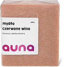 Парфумерія, косметика Мило "Червоне вино" - Auna Red Wine Soap