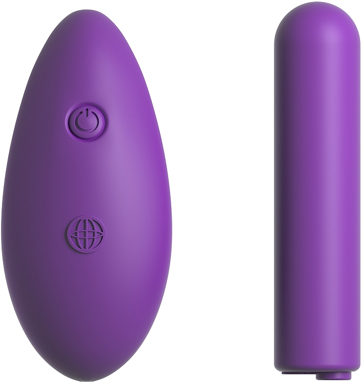 Вибропуля с беспроводным пультом, фиолетовая - Pipedream Fantasy For Her Rechargeable Remote Control Bullet — фото N2