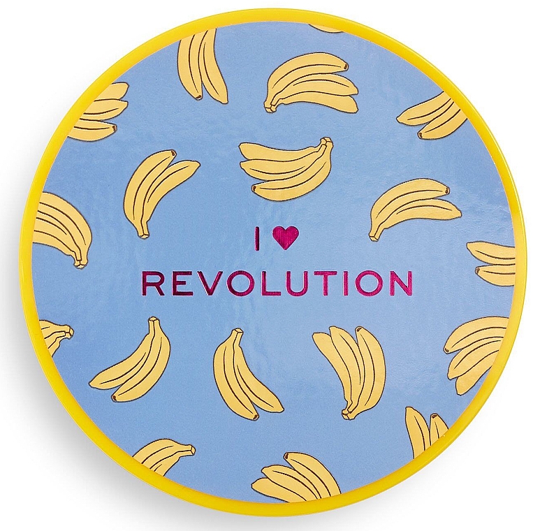 Рассыпчатая пудра для лица банановая - I Heart Revolution Loose Baking Powder Banana — фото N3