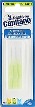 Interdental Brush Set, light green - Pasta Del Capitano Interdental Brush Medium 1.2 mm — фото N1