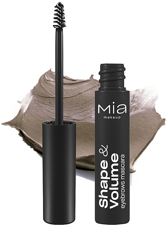 Туш для брів - Mia Makeup Shape & Volume Eyebrow Mascara — фото N1