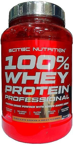 Протеин сывороточный - Scitec Nutrition 100% Whey Protein Professional Chocolate Cookies & Cream — фото N2