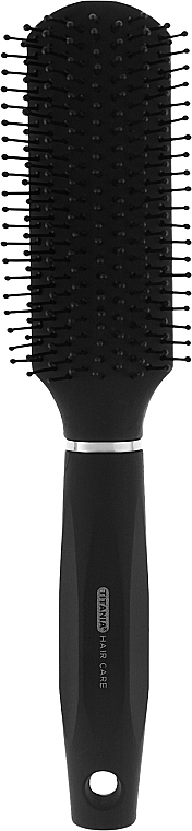 Масажна щітка для волосся чорного кольору - Titania Salon Professional