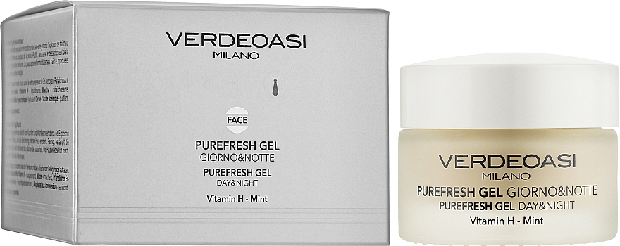 Очищувальний та зволожувальний денний та нічний гель для обличчя - Verdeoasi Purefresh Gel Day&Night — фото N2