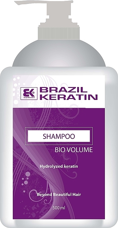 Шампунь для об'єму волосся з кератином - Brazil Keratin Bio Volume Shampoo — фото N4