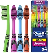 Набор зубных щеток, средней жесткости - Oral-B Color Collection XXXL — фото N1