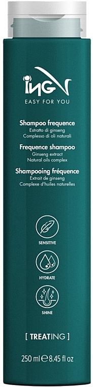 Шампунь щоденний для всіх типів волосся - ING Professional Treating Frequence Shampoo — фото N1