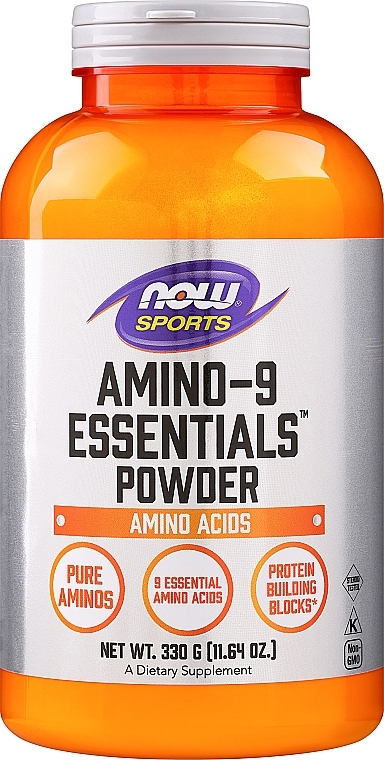 Пищевая добавка в порошке для спортсменов "Аминокислота" - Now Foods Amino-9 Essentials Sports — фото N1