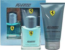 Духи, Парфюмерия, косметика Ferrari Light Essence - Набор (edt/75ml + sh/gel/150ml)