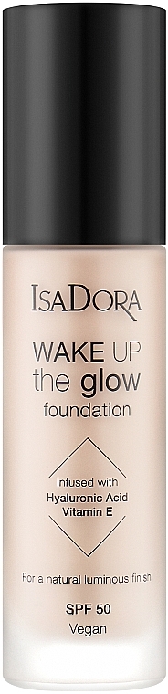 Тональная основа - IsaDora Wake Up The Glow Foundation SPF 50
