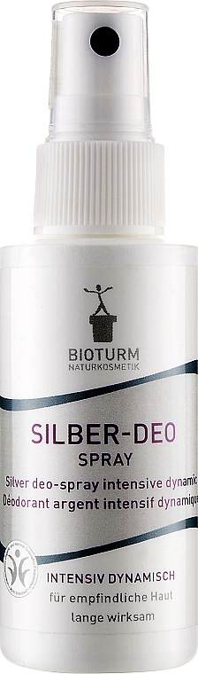 Дезодорант-спрей "Динамик" - Bioturm Silber-Deo Intensiv Dynamisch Spray No.87 — фото N1