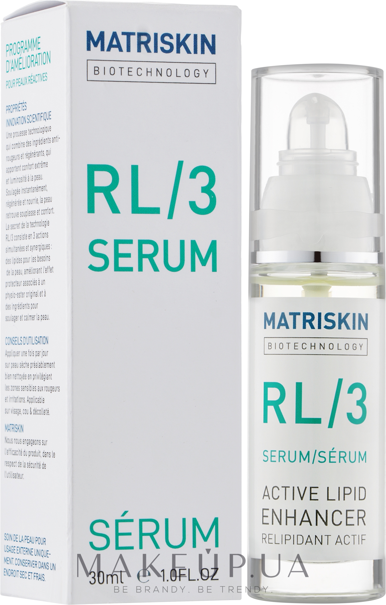 Сироватка для живлення й відновлення елстичності шкіри обличчя - Matriskin RL/3 Serum — фото 50ml