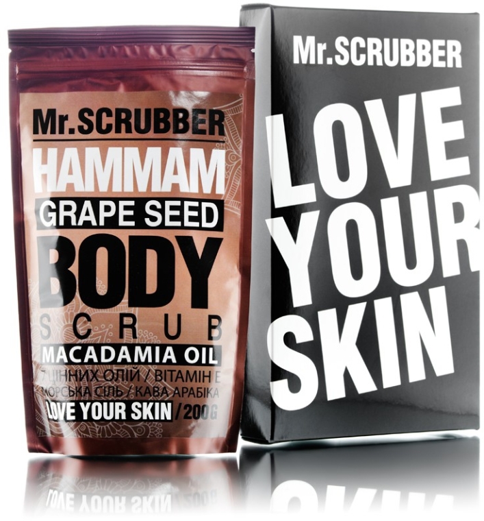 Скраб для тіла - Mr.Scrubber Grape Seed Body Scrub Hammam Macadamia Oil