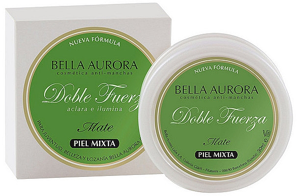 Крем подвійної дії для комбінованої шкіри обличчя - Bella Aurora Double Strength Anti-Stain Matte Cream — фото N1