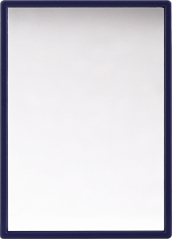 Компактное прямоугольное зеркальце, в синей оправе - Donegal Mirror — фото N1