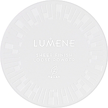 Рассыпчатая пудра для лица - Lumene Sheer Finish Loose Vegan Powder — фото N2