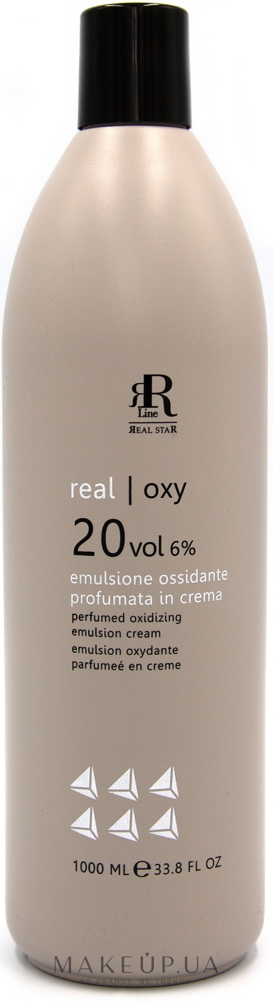 Парфюмированная окислительная эмульсия 6% - RR Line Parfymed Ossidante Emulsione Cream 6% 20 Vol — фото 1000ml