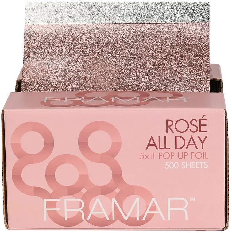 Фольга в аркушах із тисненням - Framar 5x11 Pop Up Foil Rose All Day — фото N1