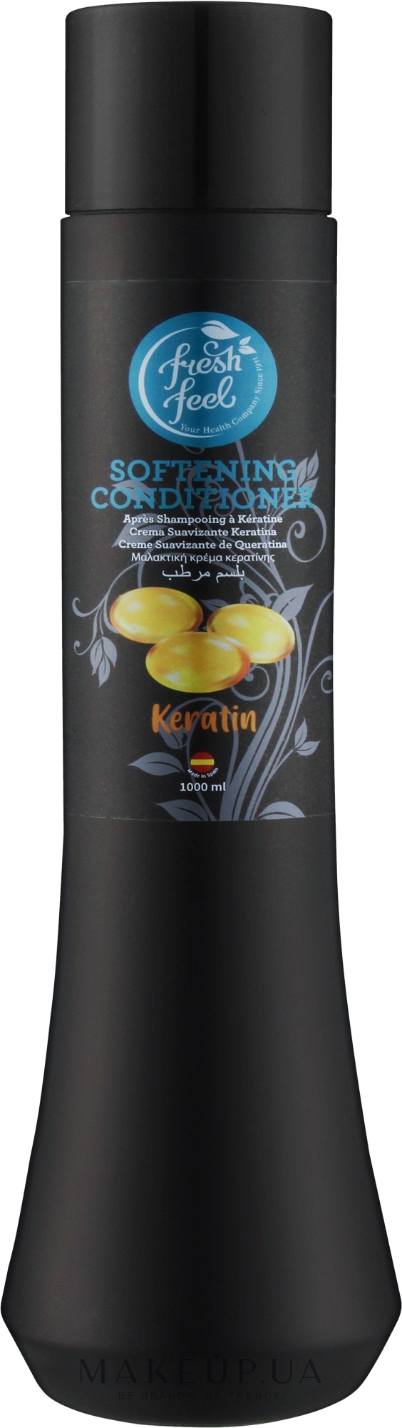 Смягчающий кондиционер для волос "Keratin" - Fresh Feel Conditioner — фото 1000ml