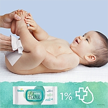 Детские влажные салфетки, 48 шт - Pampers Aqua Pure Wipes — фото N4