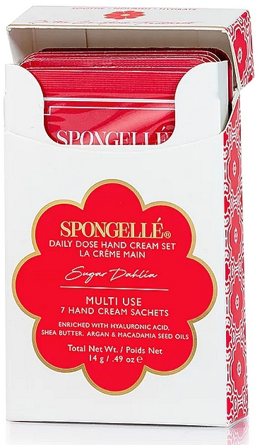 Набор - Spongelle Sugar Dahlia Hand Cream Set — фото N2