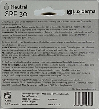 Бальзам для губ SPF30 - Luxiderma luxilips Smooth And Moisture Neutral Lip Balm — фото N2