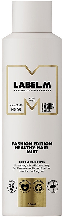 Зволожувальний спрей для волосся - Label.m Fashion Edition Healthy Hair Mist — фото N1