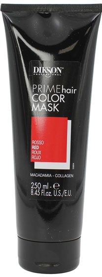 УЦЕНКА Цветная маска для волос 3 в 1 - Dikson Prime Hair Color Mask * — фото Rosso