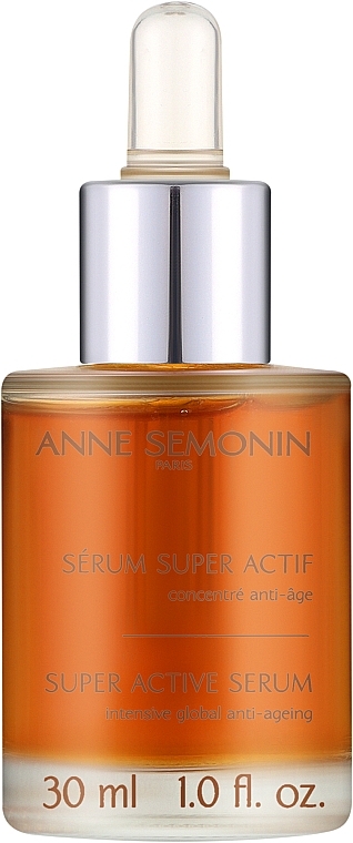 Антивікова сироватка для обличчя, зони декольте та шиї - Anne Semonin Super Active Serum — фото N1