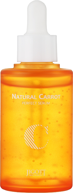 Живильна сироватка для обличчя з олією насіння моркви - Jigott Natural Carrot Perfect Serum — фото N1