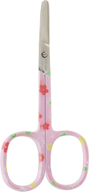 Ножницы маникюрные HD-04, изогнутые, цветные, детские безопасные - Beauty LUXURY