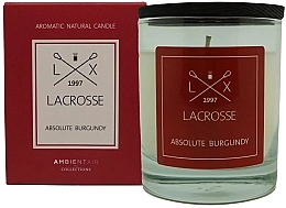 Парфумерія, косметика Ароматична свічка - Ambientair Lacrosse Absolute Burgundy